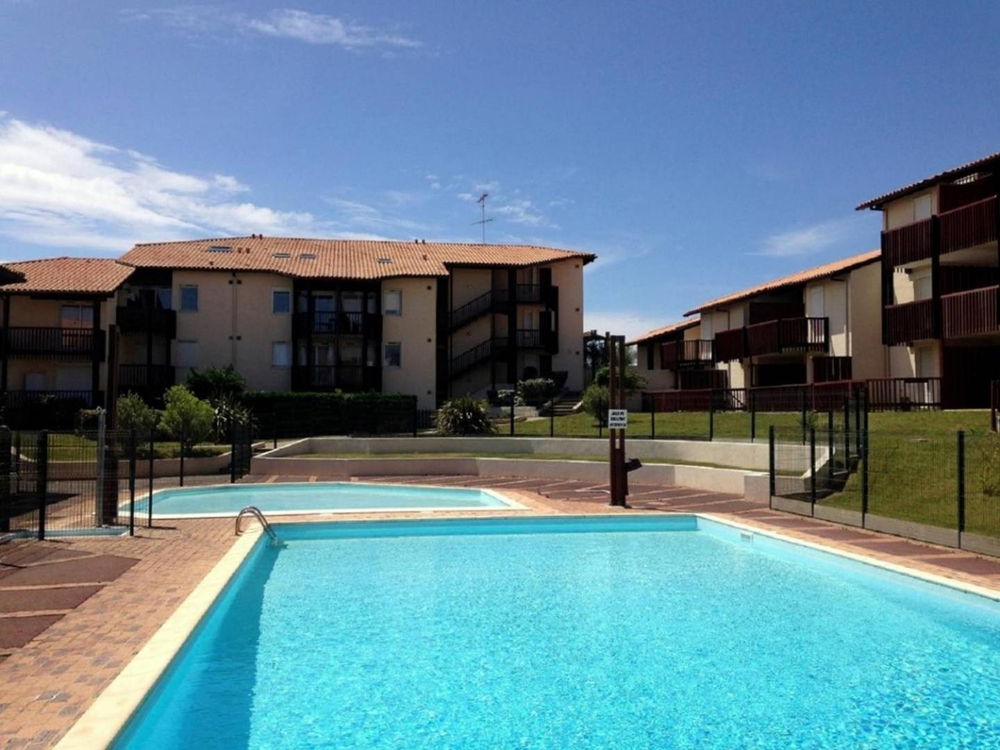 V-Landes 02-Vieux Boucau Appartement 4 Personnes Avec Vue Sur Le Lac Marin Dans Residence Avec Piscine Exterior photo